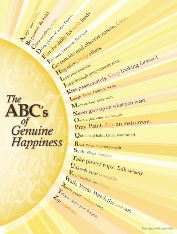The ABC's Of Genuine Happiness